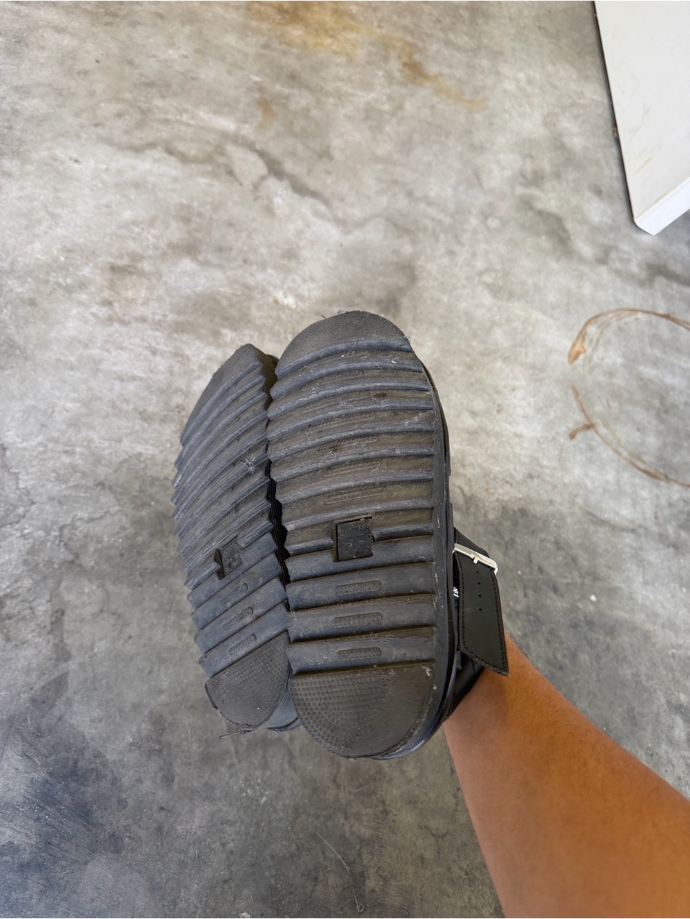 Dr. Martens Blaire Athena Strap Leather Sandals - Black Size 9 - Picture 6 of 7